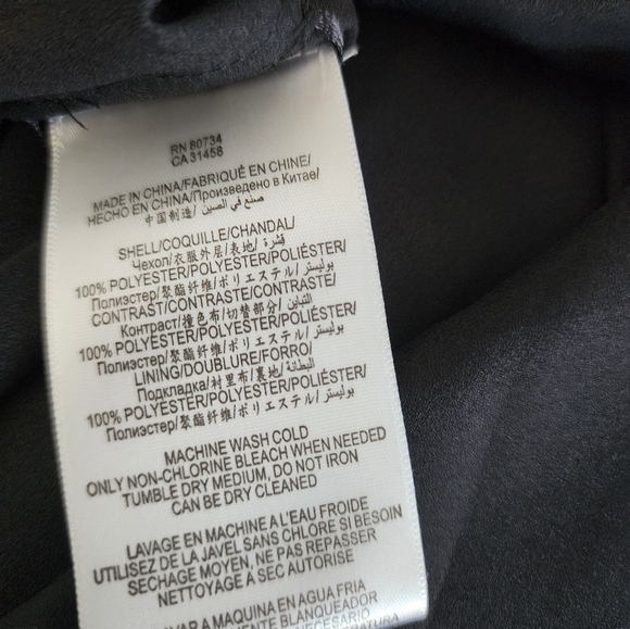 BCBGMaxAzria Dallin B Chiffon Sunburst Pleated Maxi Skirt in Black Combo Size S - Picture 10 of 11